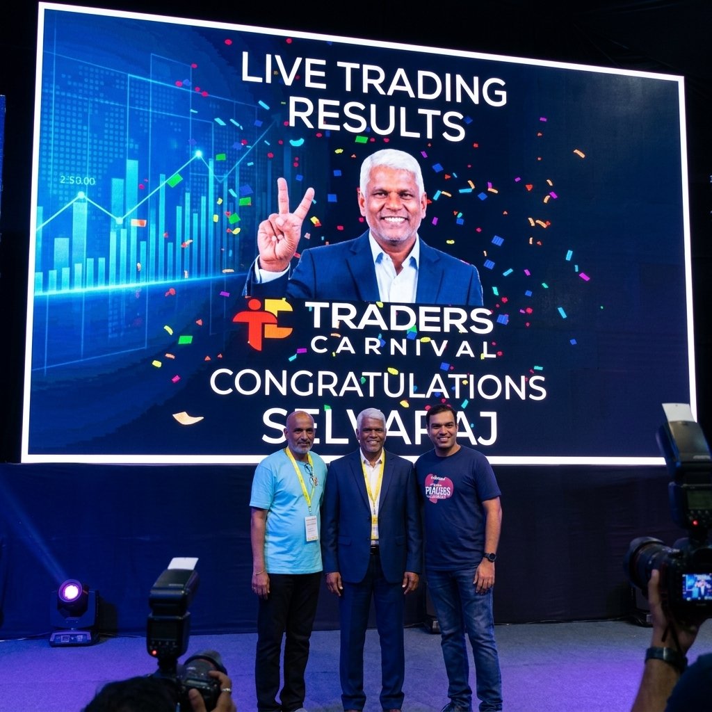 Selvaraj honoured at Traders Carnival for live trading results
